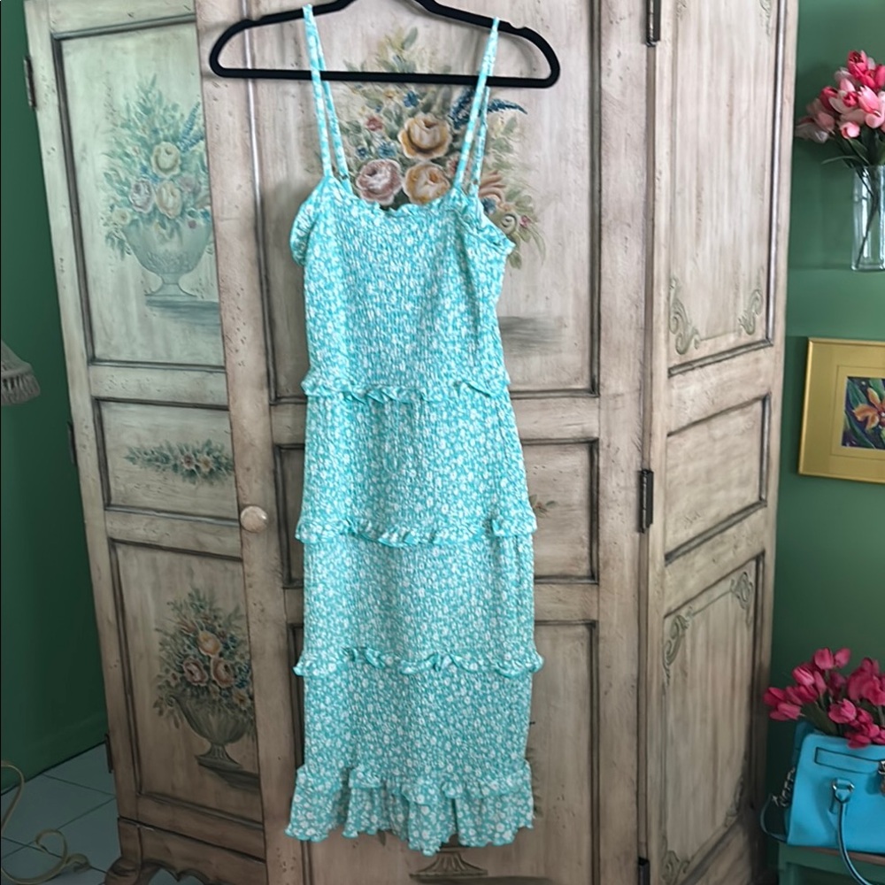 Floral Blue Sundress